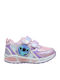 Stitch Kids Sneakers with Lights Pink