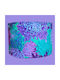 Oxygen Kids Single Ceiling Light E27 Purple 35x20cm