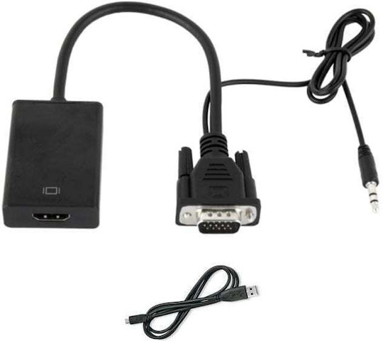 Vga Zu Hdmi Konverter Bild + & Ton Hd