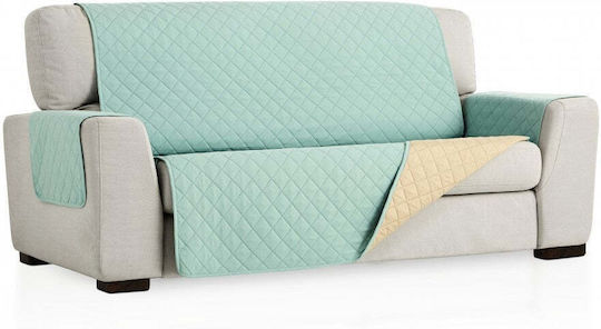 Sofazip Husă Elastică Canapea cu două locuri Mint-beige 110εκ. 1buc SZMATMINTBE