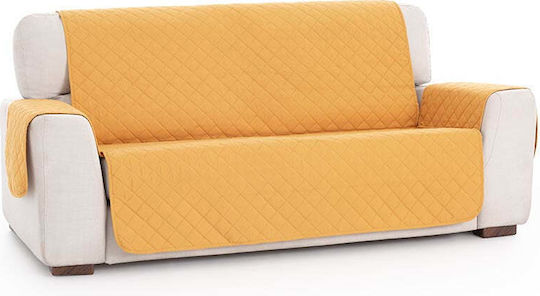 Sofazip Еластичен Калъф За 2-местен диван Mustard-ivory 110εκ. 1бр SZMATMUSIV