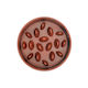 Madpet Plastic Slow Feeder Food Bowl for Dog & Cat 410ml 14cm in Red Color