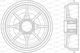 Brake Drums Citroen C-Elysee C3 II 207