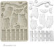 Καλούπι Σιλικόνης A5 15×21cm Stamperia Owl's House Owl Branches