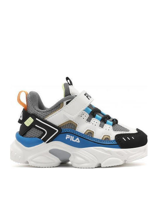 Memory Spinel 3 V Kids Sneakers with Scratch White