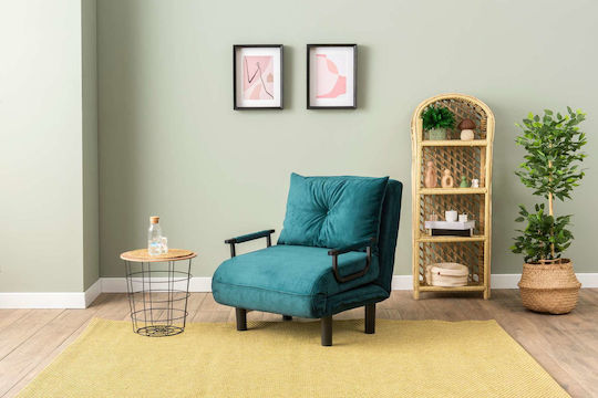 Schlafsessel Sento Single 75x50x75cm Petrol Blau Schlafsessel Sento Single 75x50x75cm Petrol Blau