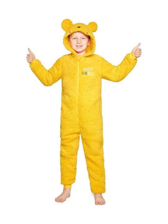 Αποκριάτικη Παιδική Στολή Winnie The Pooh Kigurumi