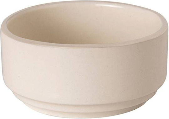 Porline Porselen Serving Bowl Round White with Diameter 8cm