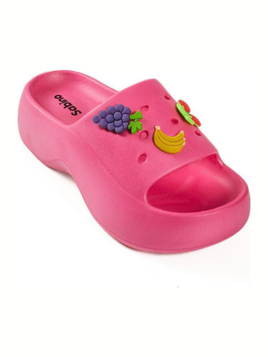 Sabino Slides σε Φούξια Χρώμα