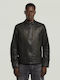 Lederjacke Jacke Biker Schwarz