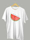T-shirt "Free Palestine – Watermelon Symbol" Карпузи Съпротива Памучна Тениска Унисекс Бяла