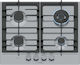 Bosch Serie 6 Εστία Φυσικού Αερίου Αυτόνομη 58.2x52εκ. Ασημί