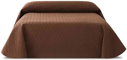 Sofazip Tagesdecke King Size Brown 270x270cm