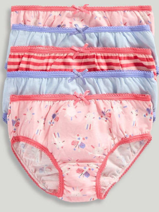 Mothercare Set of Kids' Briefs Pink 5pcs