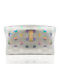 Toiletry Bag Polka Dot Metallic Silver