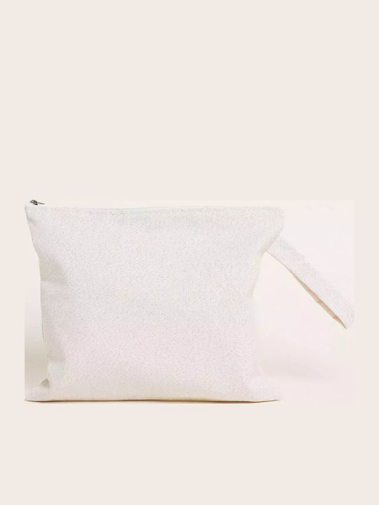 Toiletry Bag in Beige color 29cm