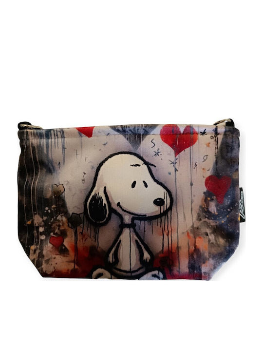 Kulturbeutel Micro Artist Pitex Velours 19x13,5x6 cm Snoopy CBS38414