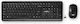 Nedis KBMCW100BKUS Kabellos Tastatur & Maus Set Englisch US