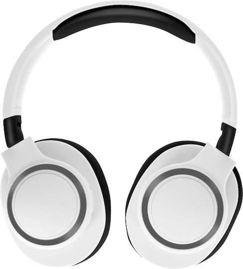 Avizar Wireless / Wired On Ear Headphones with 8 hours of Operation and Quick Charge White