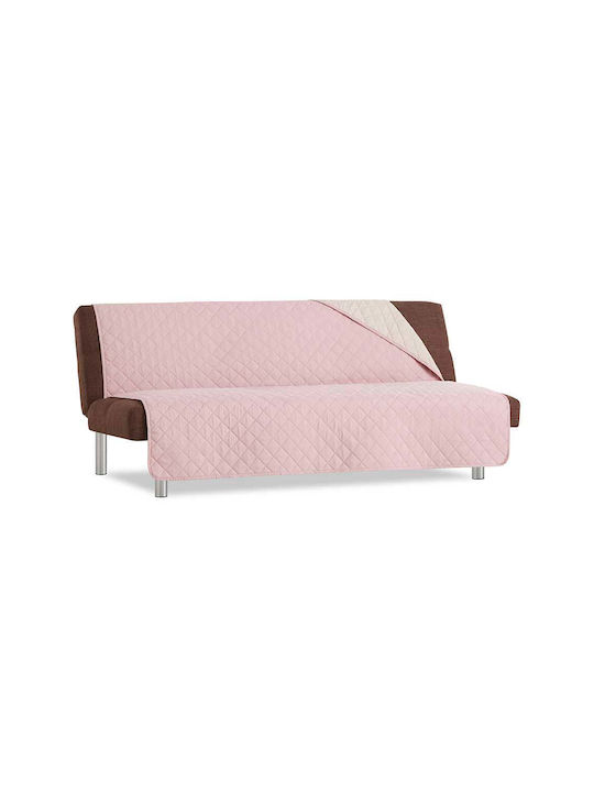 Sofazip Ελαστικό Κάλυμμα Πολυθρόνας Pink - Beige 80εκ.