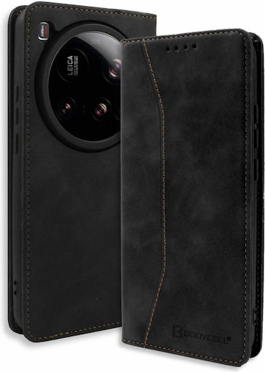 Bodycell Buchen Sie Synthetisches Leder / Leder Schwarz (Xiaomi 15 Ultra)