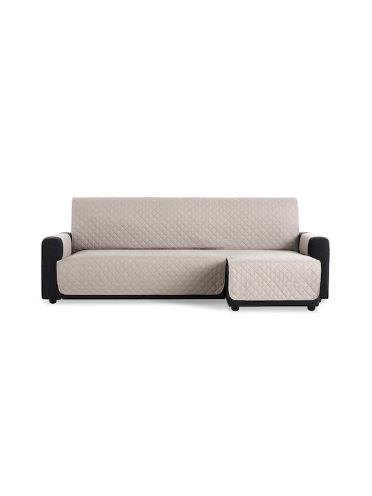 Sofazip Elastic Cover for Corner Sofa Cappuccino 180εκ. 1pcs SZMATCCAPPUCCINO