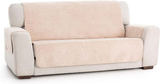 Sofazip Elastic Cover for Four Seater sofa Beige 200εκ. 1pcs SZMATVELVETBEJ