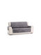 Sofazip Elastische Abdeckung für Vier-Sitzer-Sofa Grey 220εκ. 1Stück SZMATVELVETGREY
