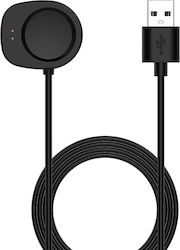 Magnetisches Ladekabel Ladegerät für Amazfit T-Rex 3 Balance 2 Smartwatch Schwarz