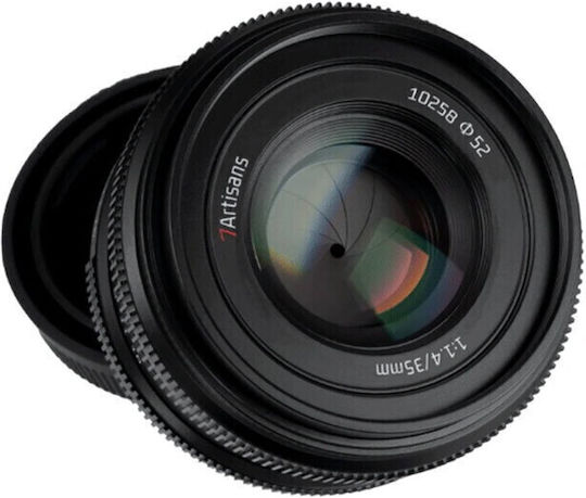 7artisans Full Frame Camera Lens 35mm F1.4 Mark II Wide Angle for Sony E Mount Black