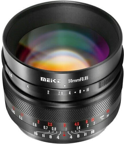 Meike Crop Obiectiv Foto 50mm F0.95 Fix pentru Montura Fujifilm X Black