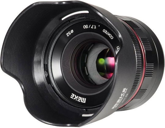 Meike Cadru complet Obiectiv Foto 50mm F1.7 Fix pentru Montura Fujifilm X Black