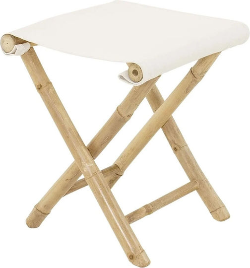 Wooden Outdoor Stool White