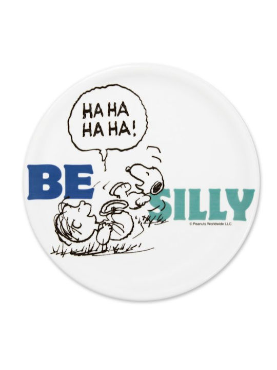 Excelsa Πιατέλα Σερβιρίσματος από Πορσελάνη Peanuts Be: Silly με Διάμετρο 31εκ.