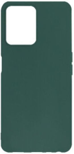 Matt Umschlag Rückseite Silikon Grün (Nokia C31Realme C31)