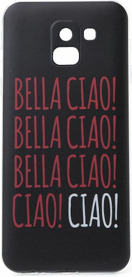Slim Fit Gel Back Cover Σιλικόνης Μαύρο (Galaxy J6)