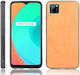 Coating View Back Cover Synthetic Leather / Plastic Yellow (Realme C11)