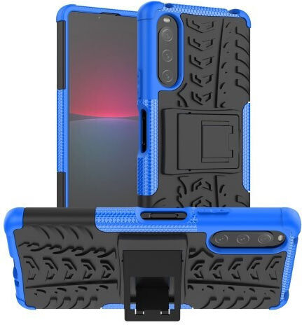 Hibridă Back Cover Silicon Albastru (Xperia 10 IV)