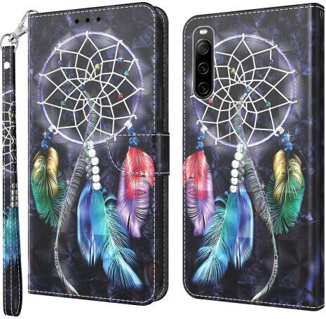 Suport Vizualizare Față Wallet Piele Multicolor (Xperia 10 IV)