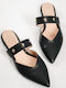 Flat Mules σε Μαύρο Χρώμα