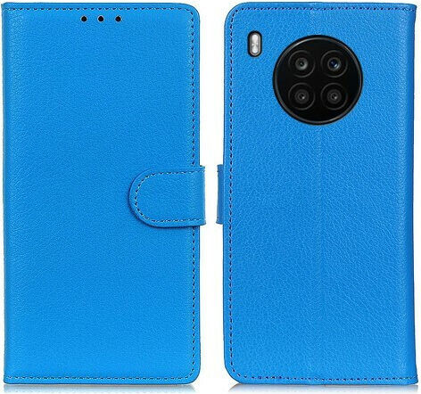 Wallet Piele artificială Albastru (Huawei Nova 8i / Honor 50 Lite)
