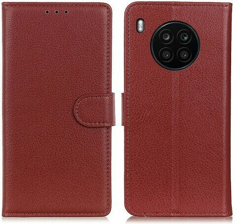 Wallet Piele artificială Maro (Huawei Nova 8i / Honor 50 Lite)
