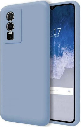 Consolidată Back Cover Silicon Albastru deschis (Vivo Y76 5G / Y76s / Y74s)