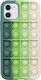 Green-light Green-mint-cream Umschlag Rückseite Silikon Mehrfarbig (iPhone 11 Pro Max)
