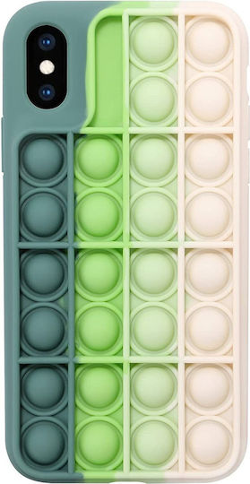 Green-light Green-mint-cream Задна корица Силикон Многоцветен (iPhone 4/4s - iPhone 4/4s)