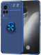 Solid Color Back Cover Silicone Blue (Vivo X60 Pro 5G)