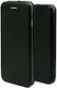 Сгъваема Книга Изкуствена кожа Черен (Huawei P Smart S / Y8P)