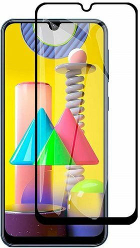 Vollkleber Vollflächig gehärtetes Glas Schwarz (Galaxy M31s)