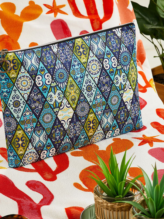 Set Toiletry Bag in Blue color 30cm