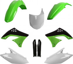 Σετ Πλαστικά Μοτοσυκλέτας Polisport Kawasaki Kx450f 09-11 Oem 10-11 Σετ Πλαστικά Μοτοσυκλέτας Polisport Kawasaki Kx450f 09-11 Oem 10-11